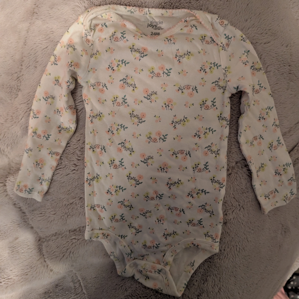 Floral Print Kids One Piece
